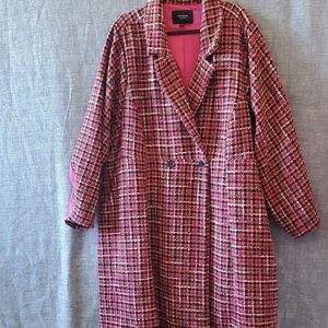Torrid Size 6 Tweed Trench Coat